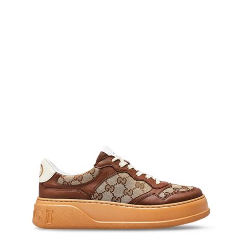 gucci tan chunky trainers|gucci chunky shoes.